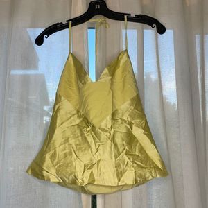 Marc Jacobs 100% Silk Yellow Top